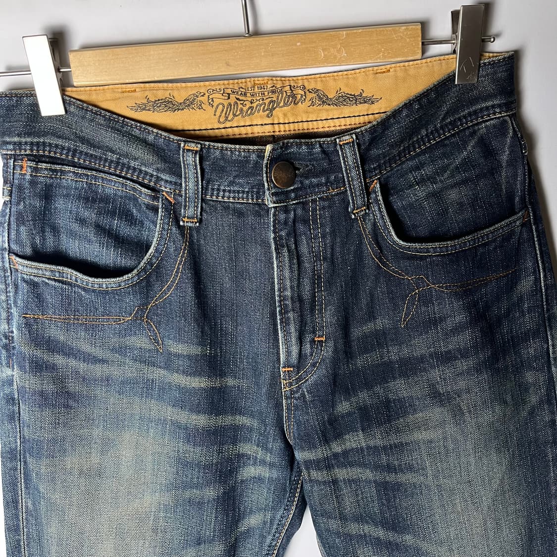 [Wrangler] 랭글러 웨스턴 워싱 데님팬츠 상품이미지3