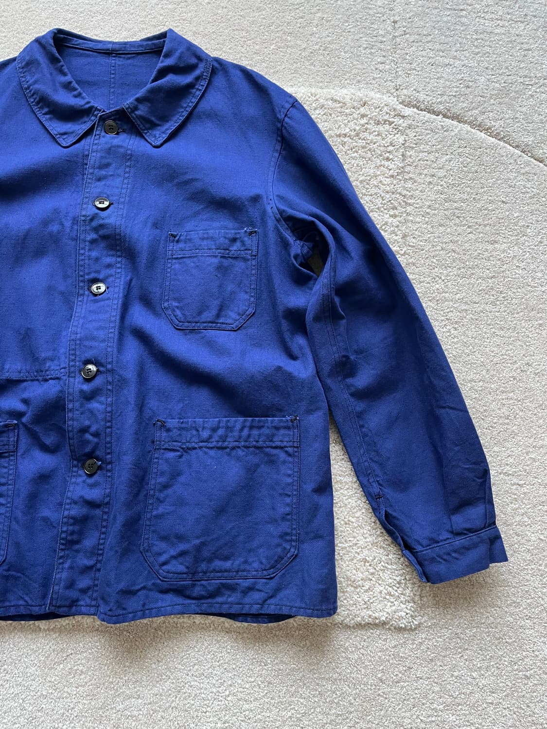 50-60s Le Chamonix 산포라이즈드 프렌치 워크 자켓 상품이미지3