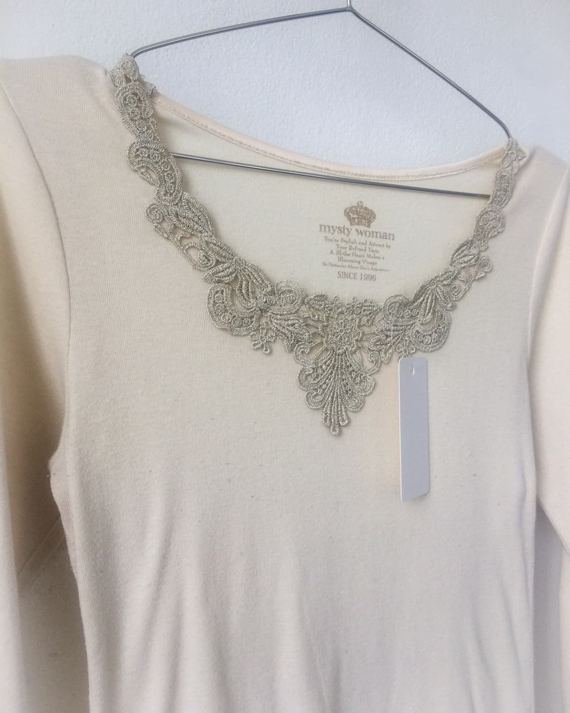 Lace patch point sleeve 상품이미지4