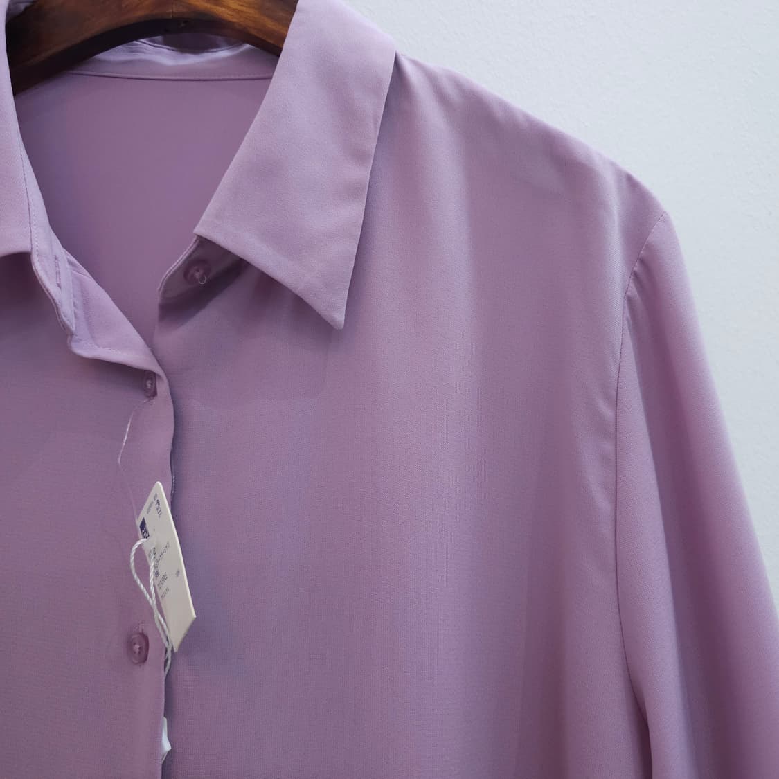 GU 라일락 실켓 루즈핏 셔츠 상품이미지4