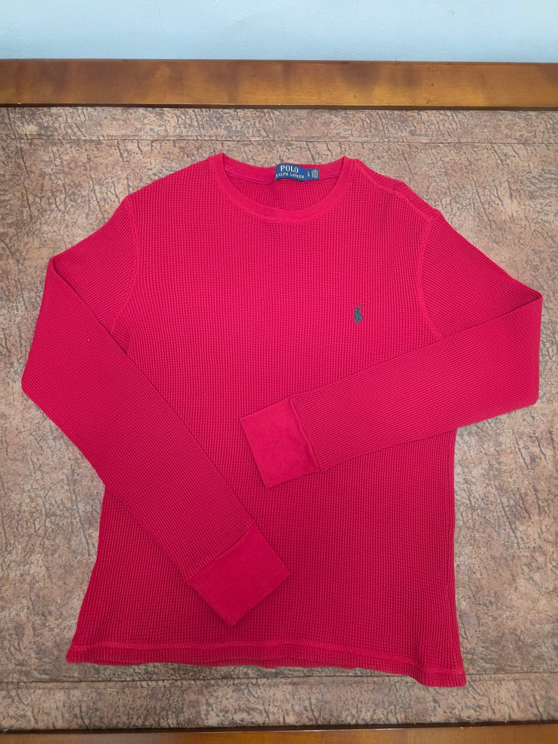 폴로랄프로렌 코튼 와플 니트 롱슬리브 L 상품이미지1