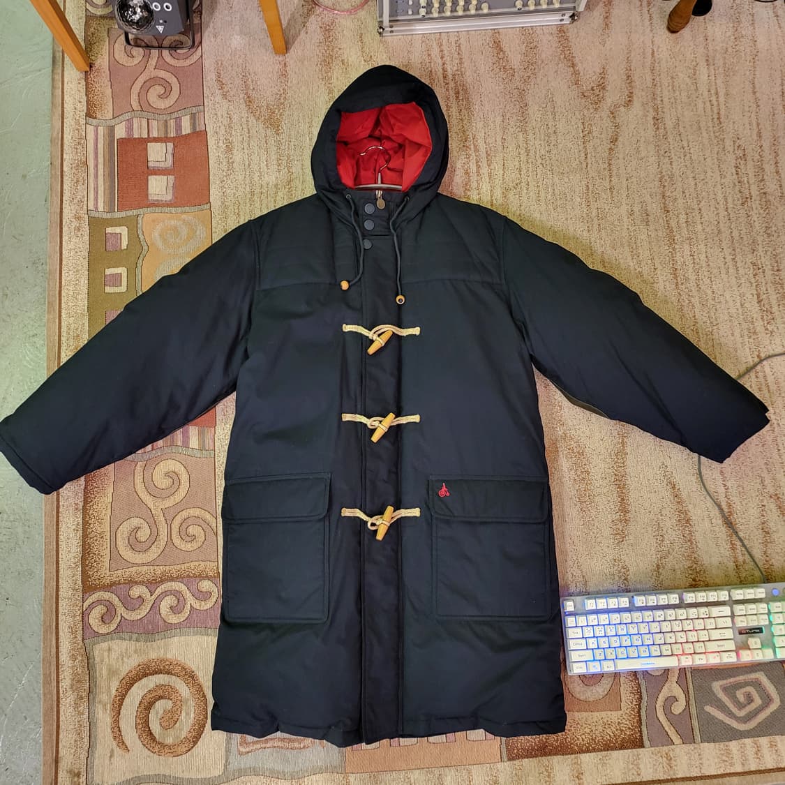 90s 빈폴 덕 다운 패딩 더플 코트 (100) 상품이미지7