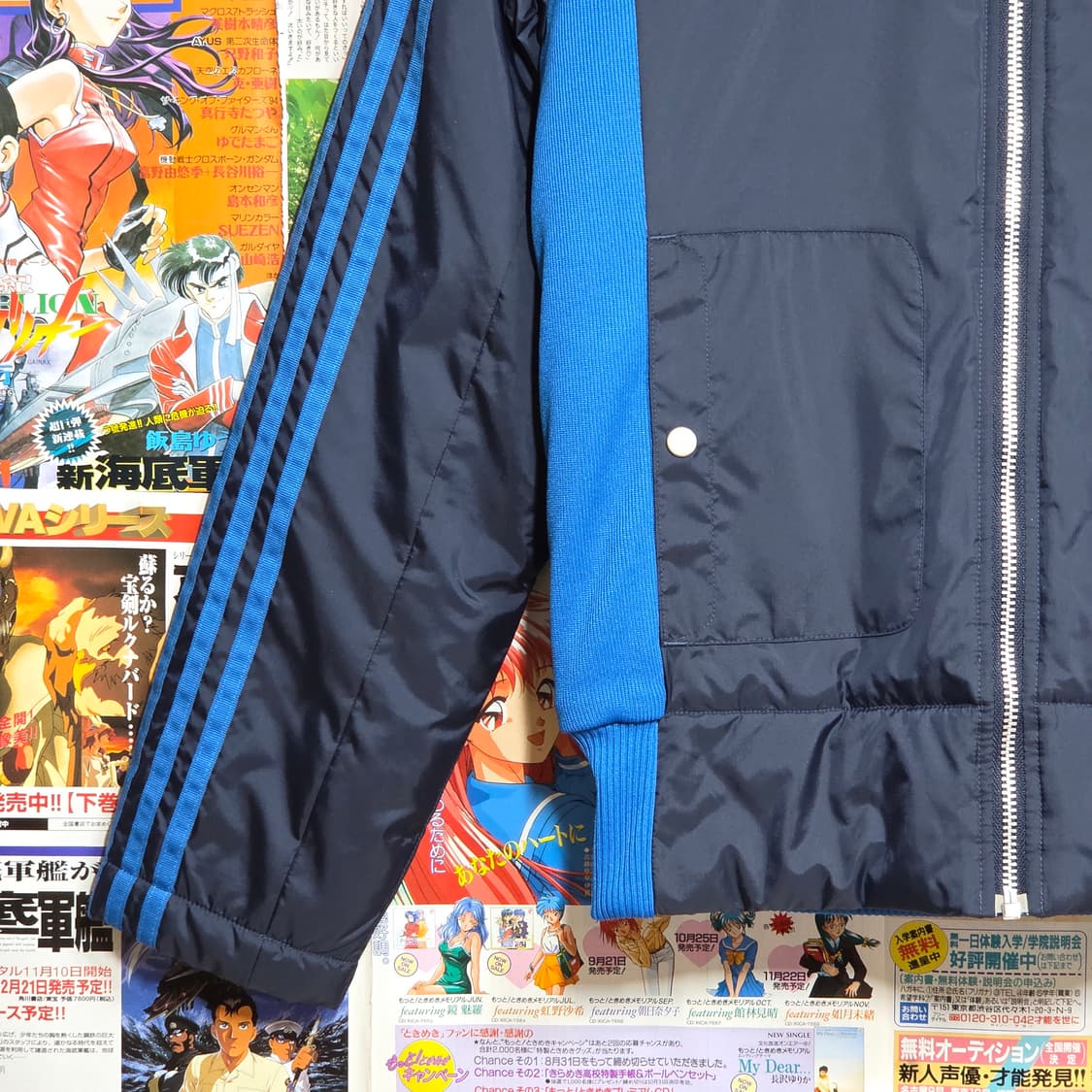 아디다스 파이어버드 배색 레이싱 패디드 자켓 상품이미지4