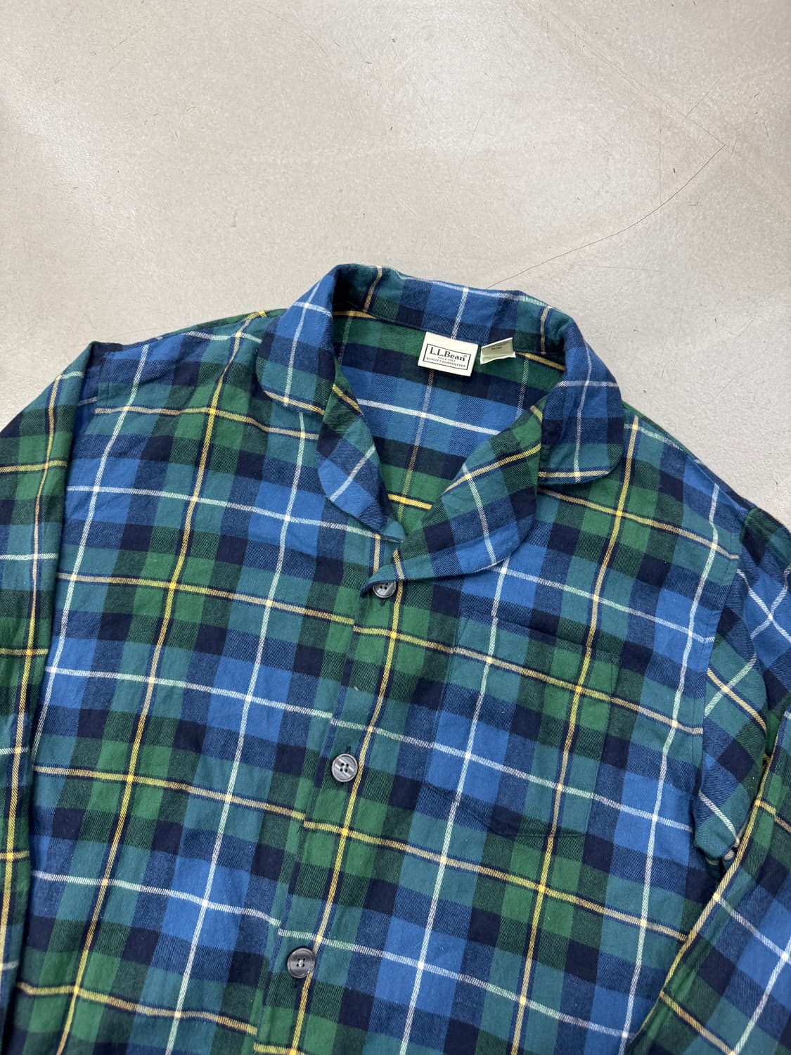 엘엘빈 플란넬 파자마 셔츠 M 상품이미지2