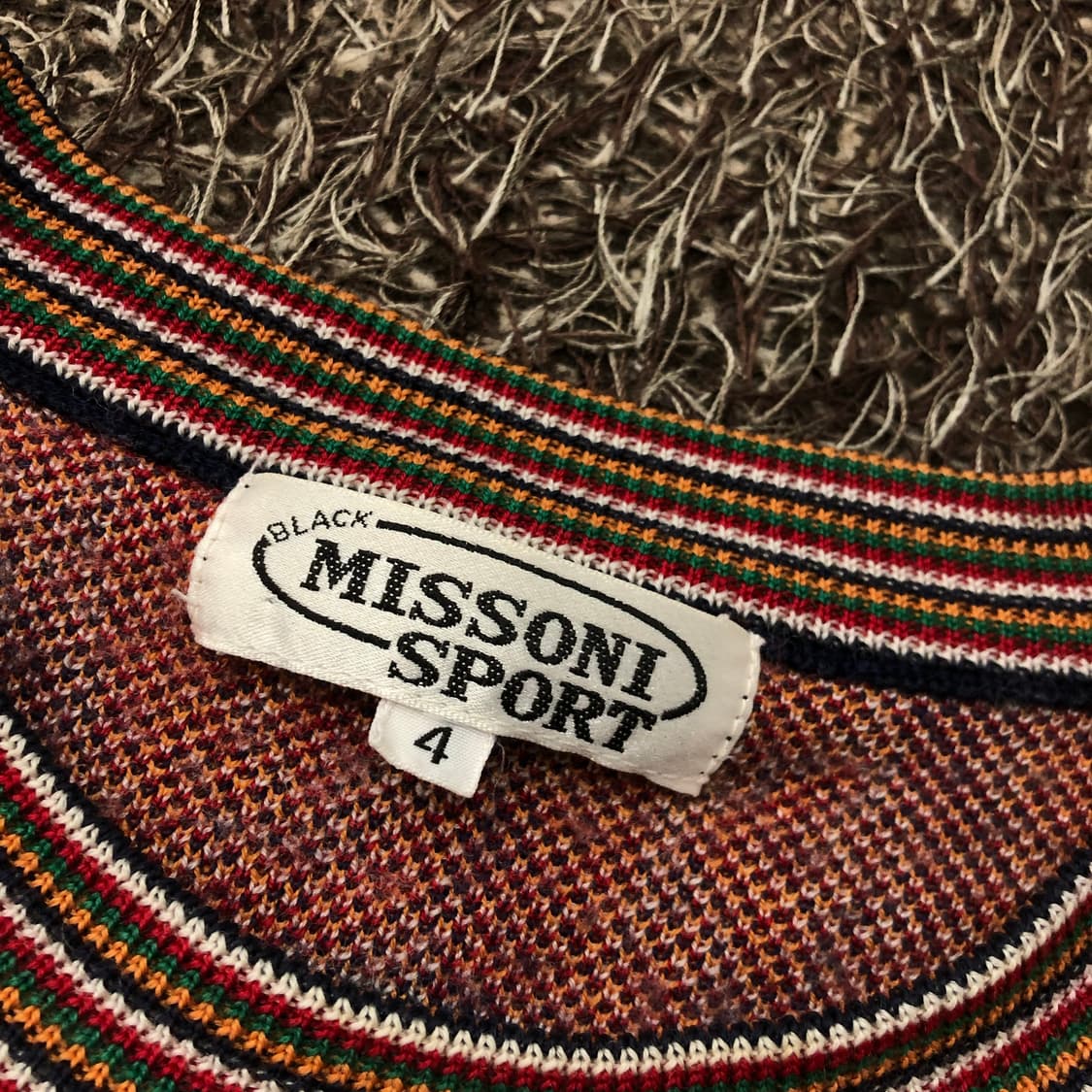 미쏘니 멀티컬러 패턴 니트  상품이미지4