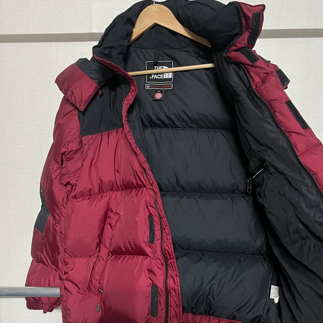 노스페이스 써밋 700 눕시 패딩 버건디 95 상품이미지10