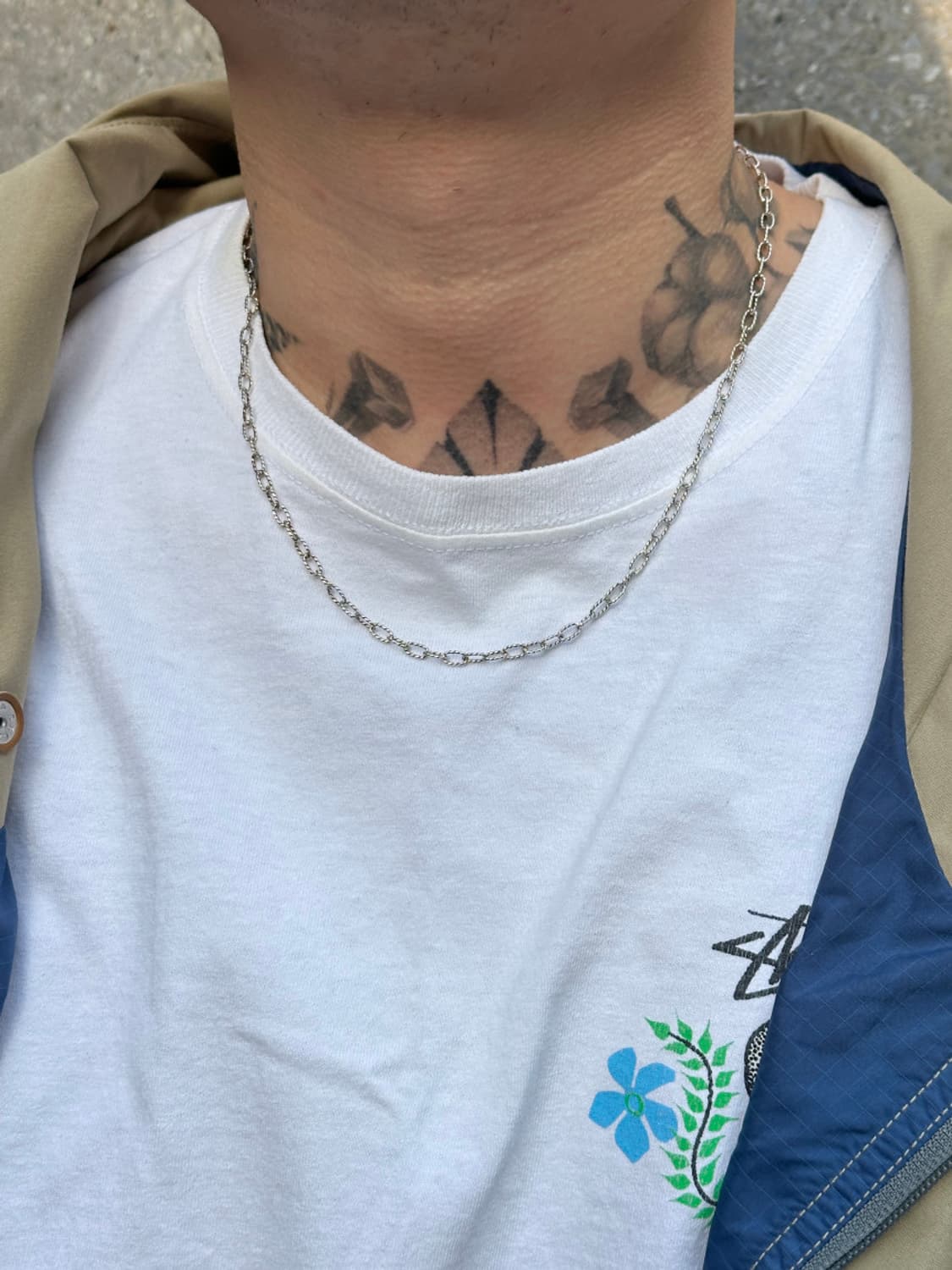 Twisted Oval Link Chain 925 Silver Neckl 상품이미지4