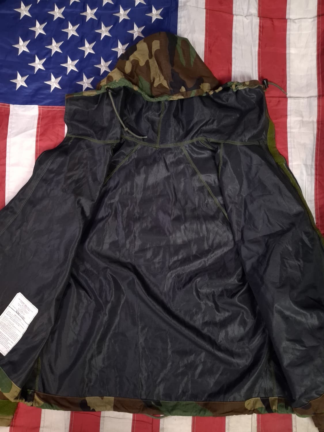 오리지날 미군 지급용 케미칼 가스화생방복 자켓 상품이미지8