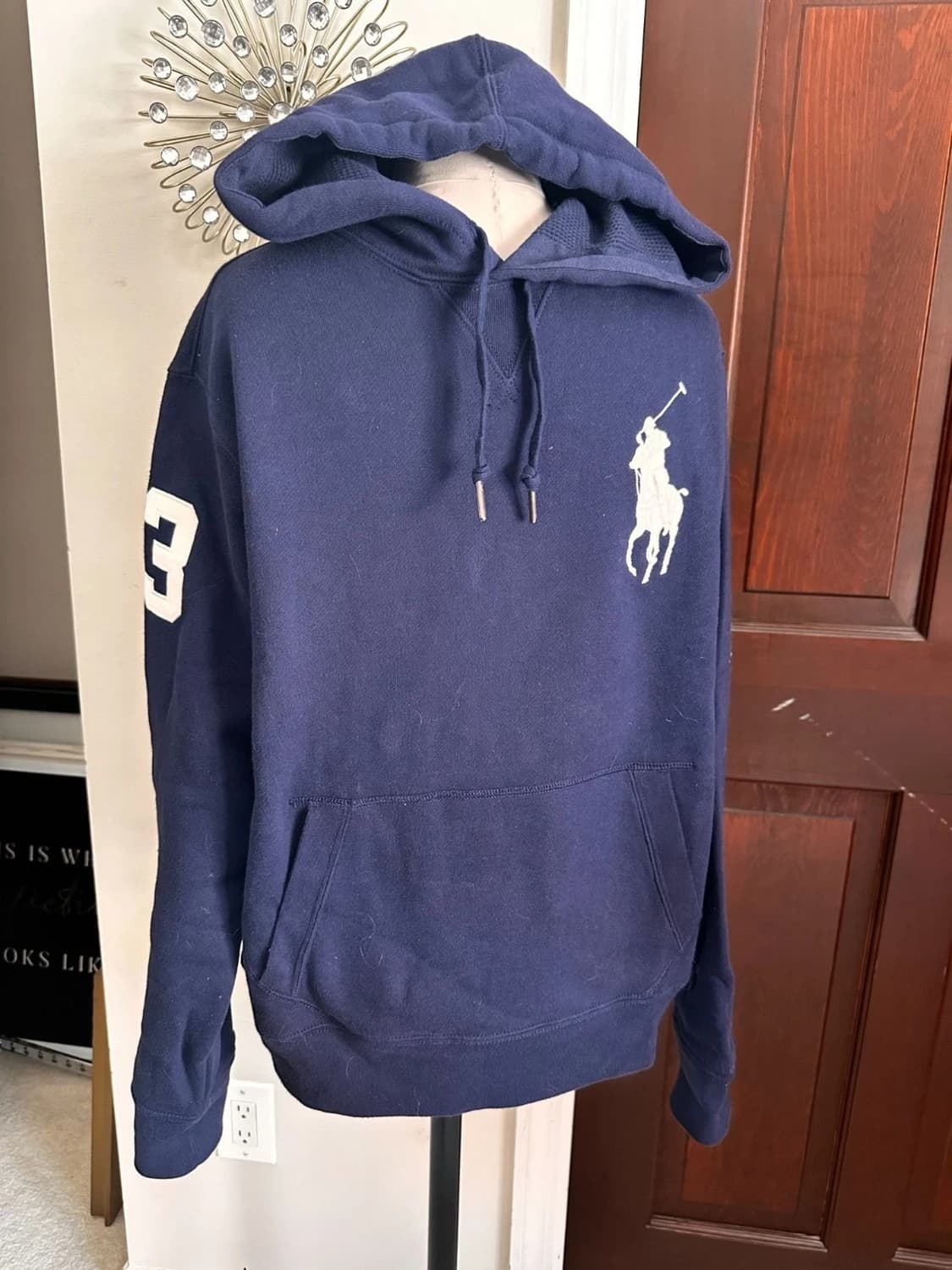 폴로 랄프로렌 빅포니 네이비 후드티 상품이미지3