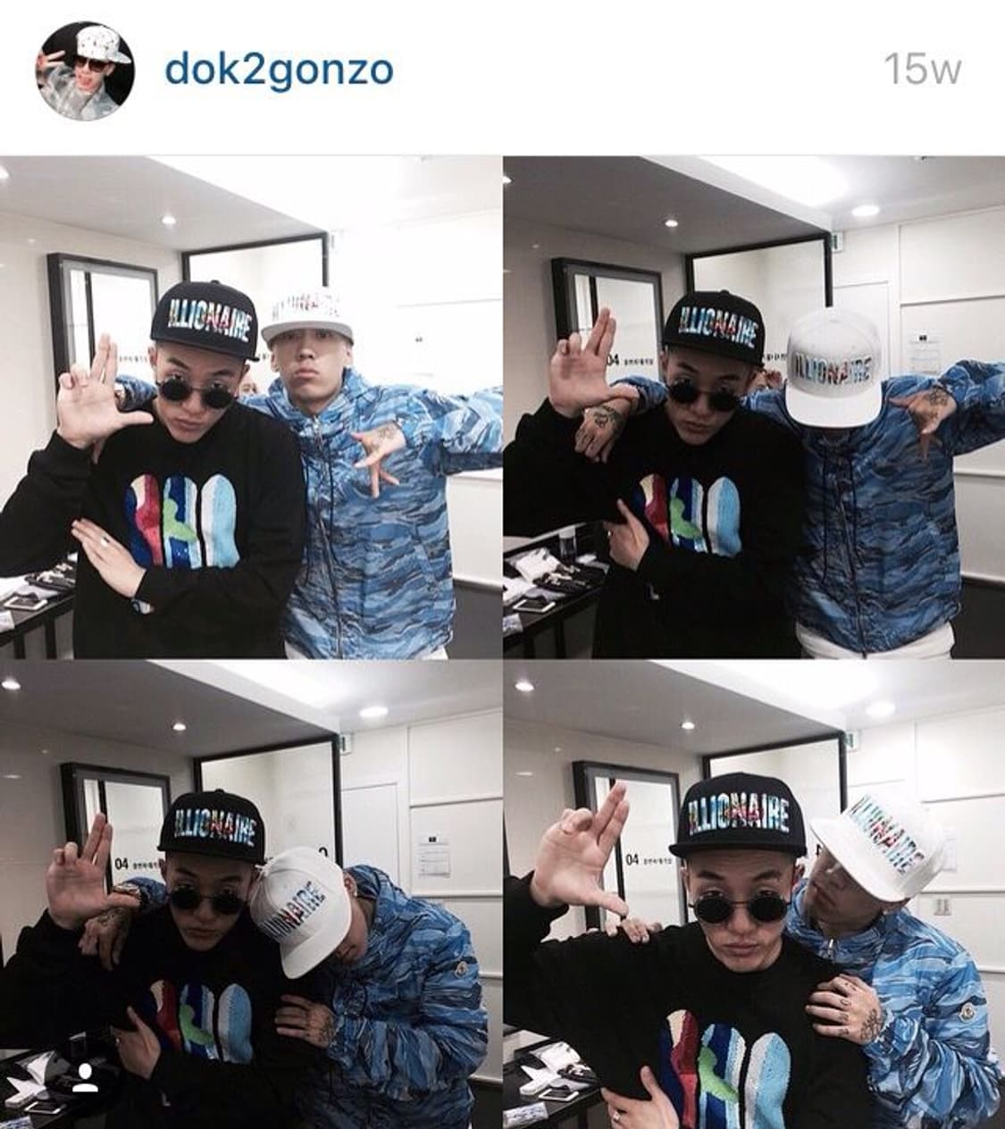 일리네어 레코즈 하와이안 한정판 도끼 자이언티 블랙 스냅백 모자 상품이미지1