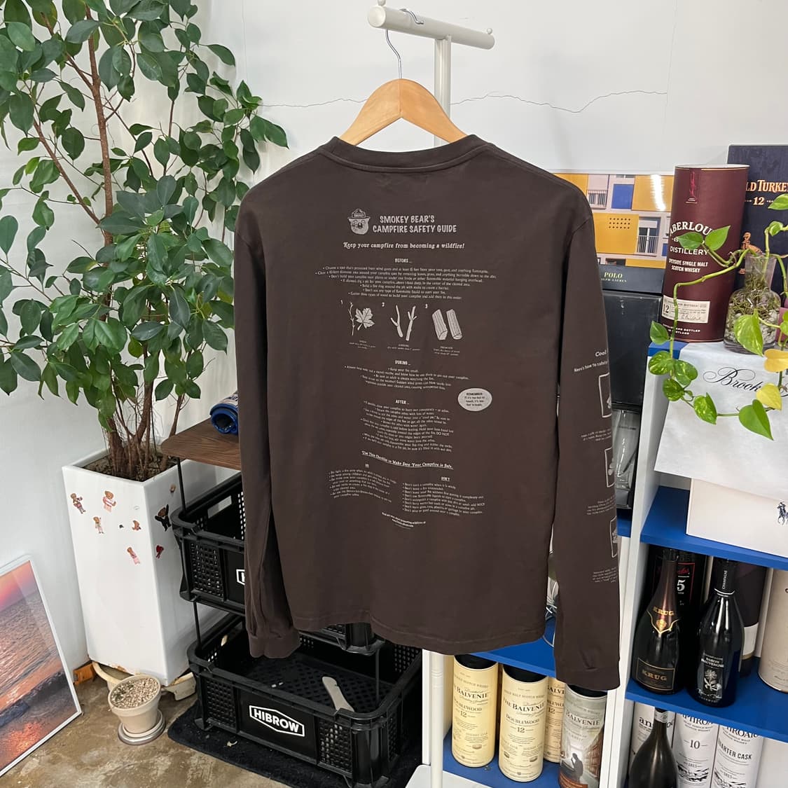 핍스 슬로건 프린트 반팔 티셔츠 XS 상품이미지6