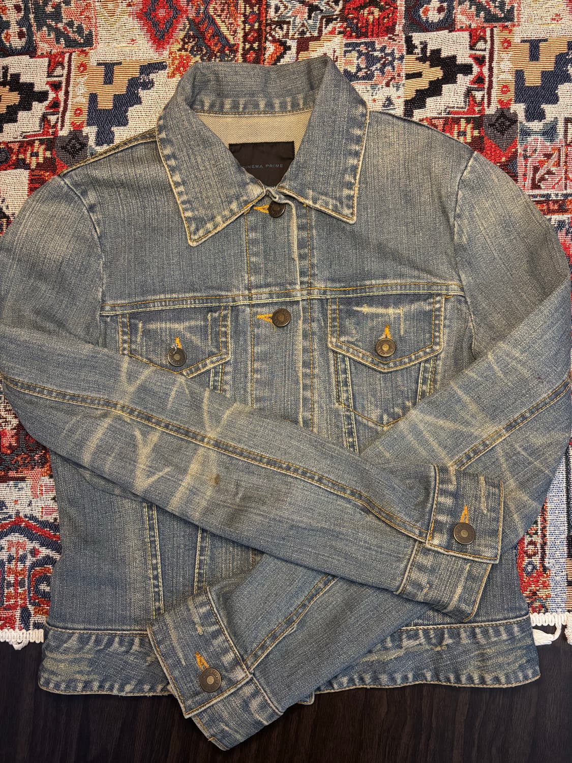 Vintage Denim trucker jacket 상품이미지3
