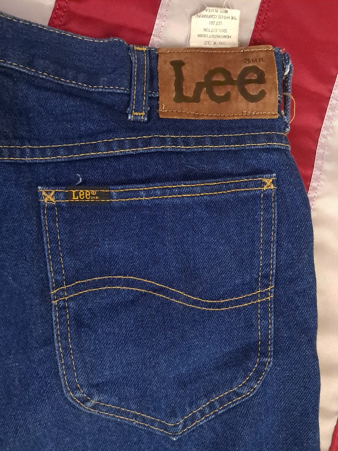오리지날 90's 미국제조 Lee 데님진 상품이미지2