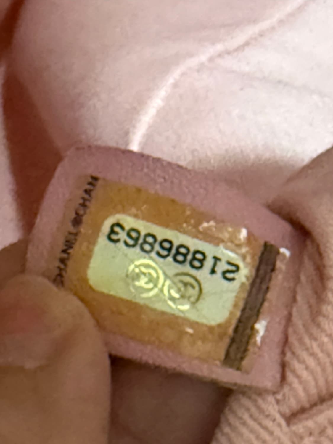 샤넬 도빌백 연핑크 상품이미지4