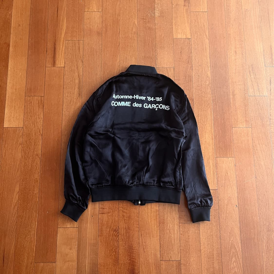 꼼데가르송 84-85 스태프 블루종/봄버 - 블랙 상품이미지1