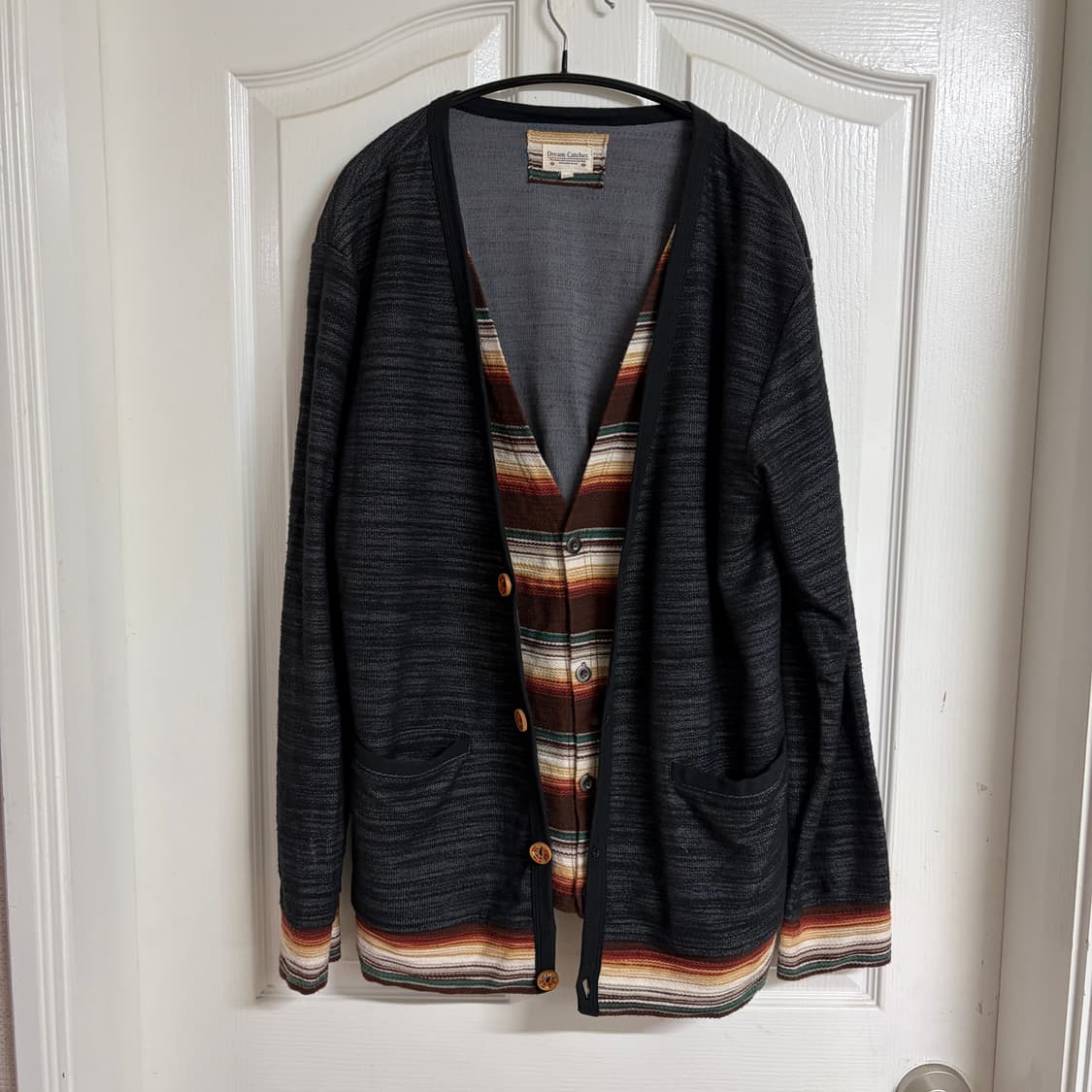 스트라이프 패턴 에스닉 가디건 상품이미지2