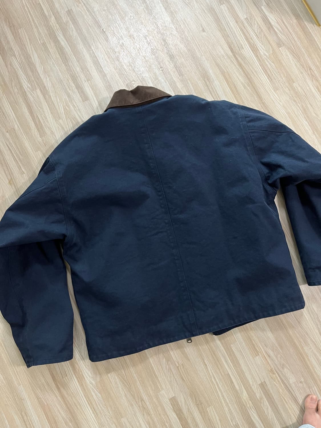 듀테로 하드 캔버스 워크 자켓 올드 네이비 M 상품이미지2