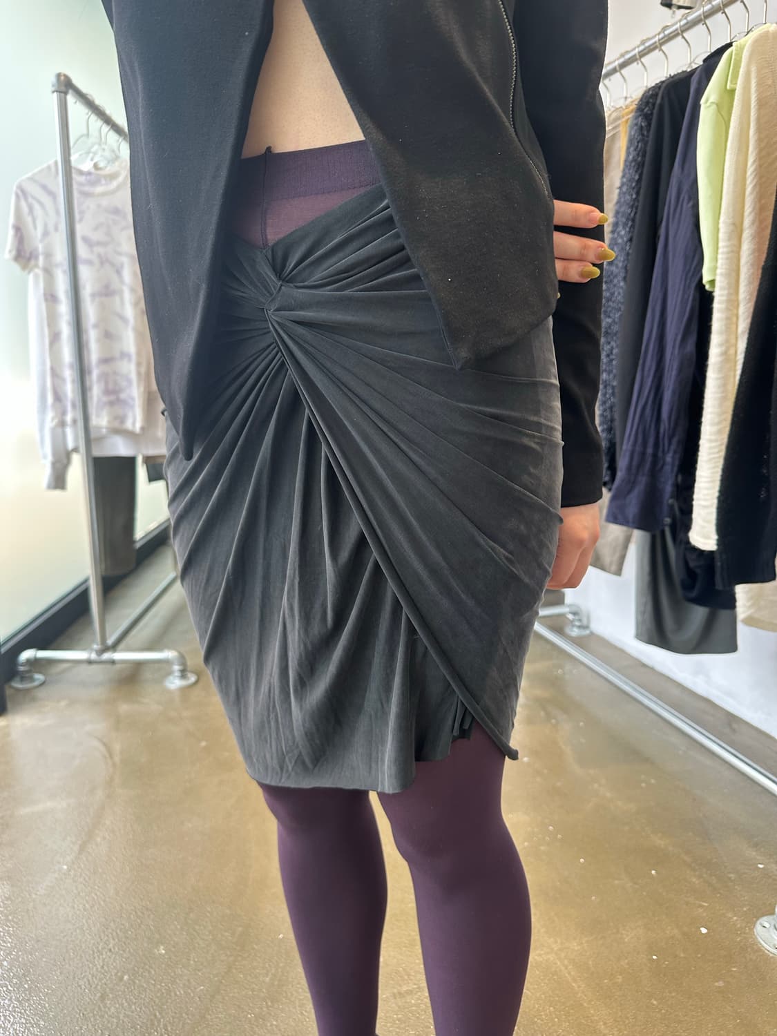 Helmut Lang Drape Skirt 상품이미지1