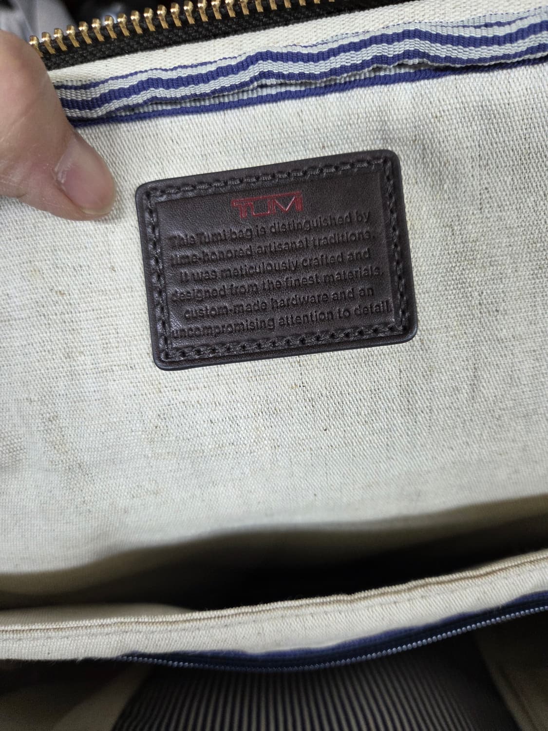 투미 녹스 백팩 베이지 캔버스 상품이미지5