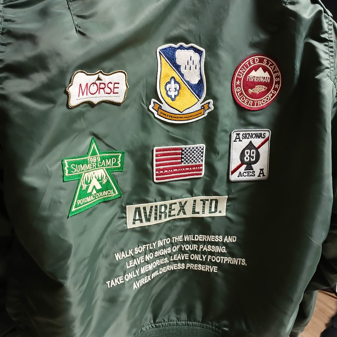 해외판 아비렉스 LTD Avirex 항공 점퍼 자켓 블루종 상품이미지1