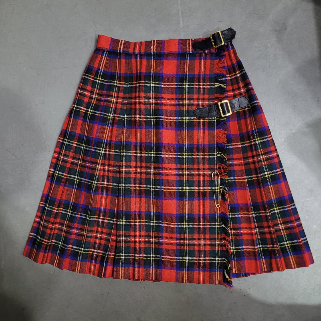 McGREGOR 맥그리거 아카이브 빈티지 타탄체크 랩스커트 상품이미지9