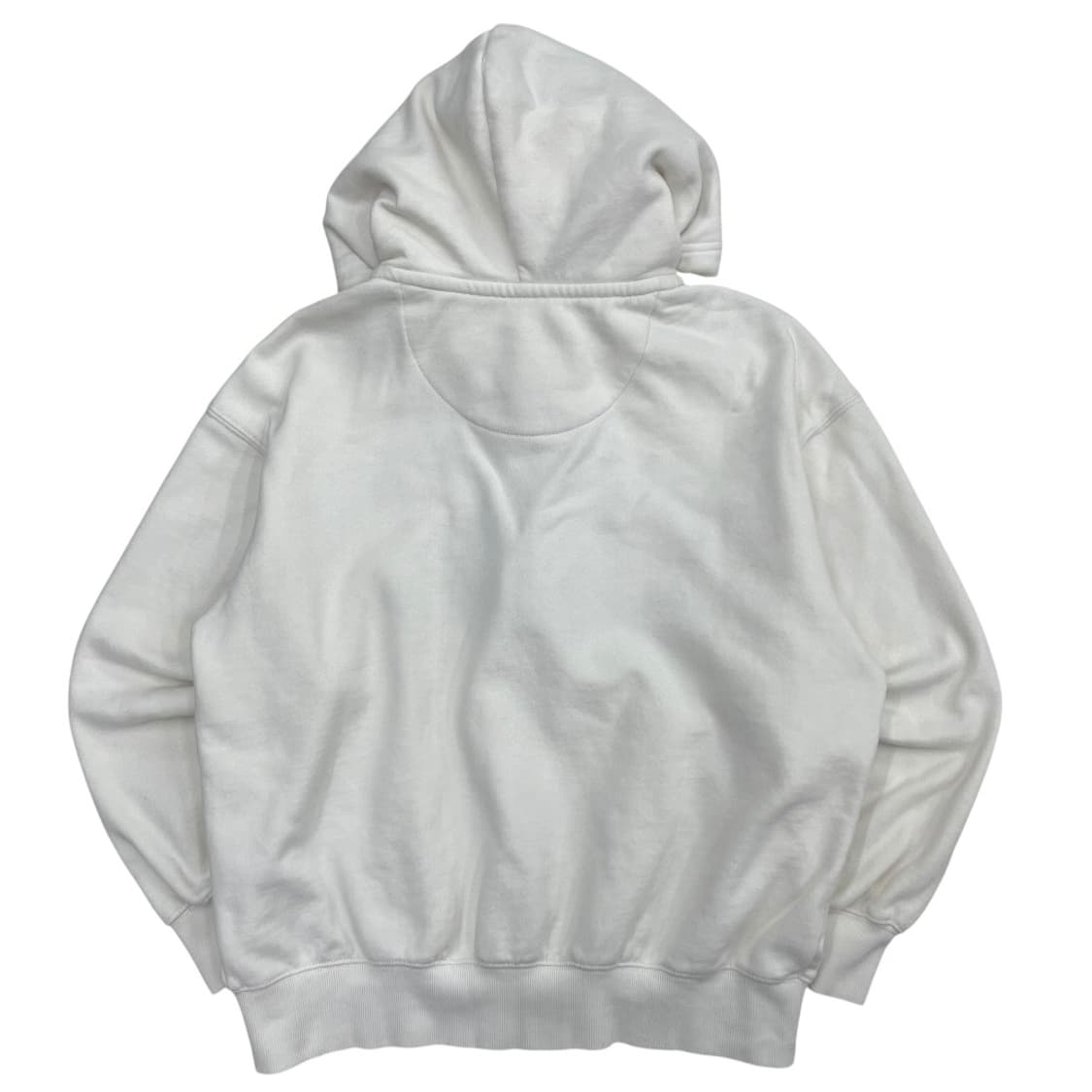 후아유 네이비 패치로고 화이트 후드집업 S 상품이미지3