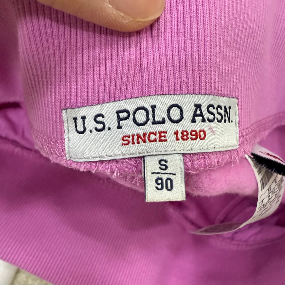 [S] US폴로 여성 핑크 트레이닝 조거팬츠 1231T1 상품이미지3