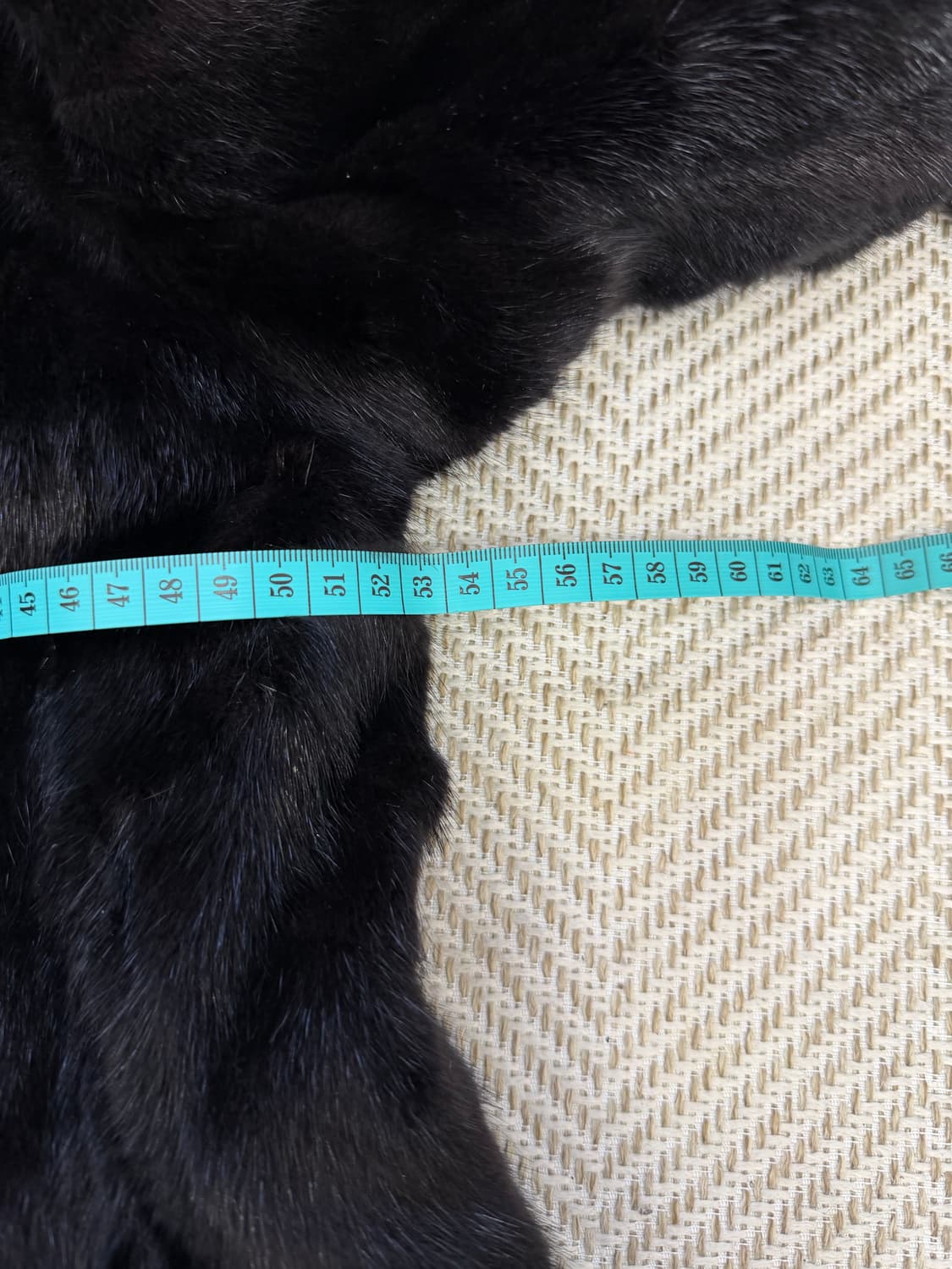 정품) 진도 블랙 밍크 모피 코트 94 상품이미지9