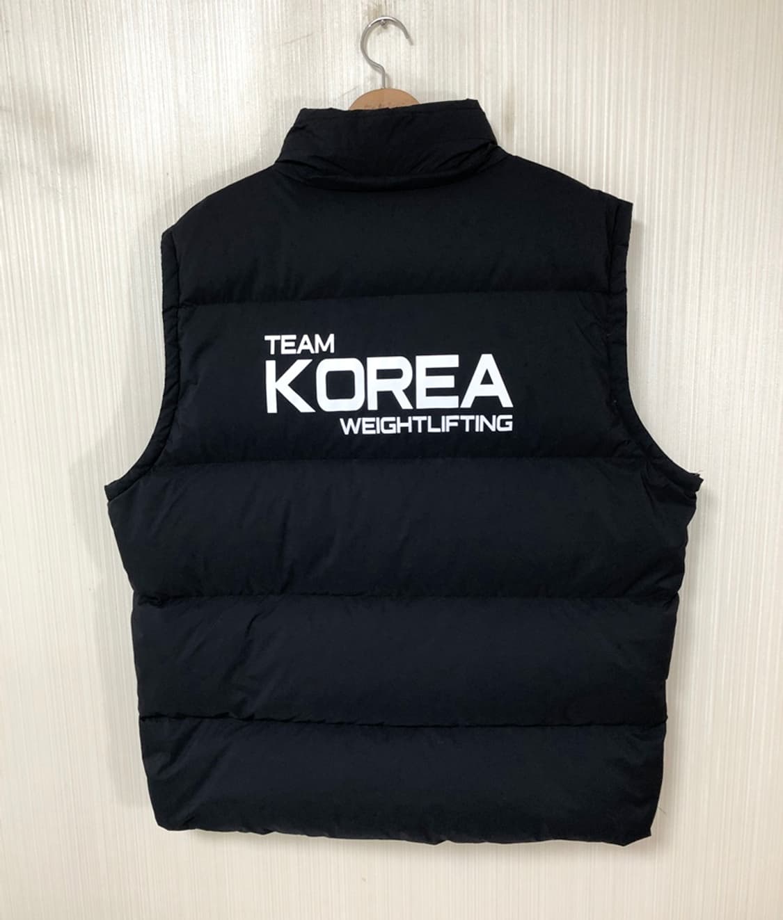 스파이더국대 레슬링국대 팀코리아 덕다운 패딩베스트 5XL(125) 상품이미지8