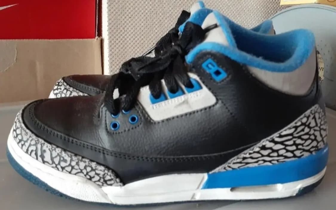나이키 에어조던3 레트로 스포츠블루  상품이미지3