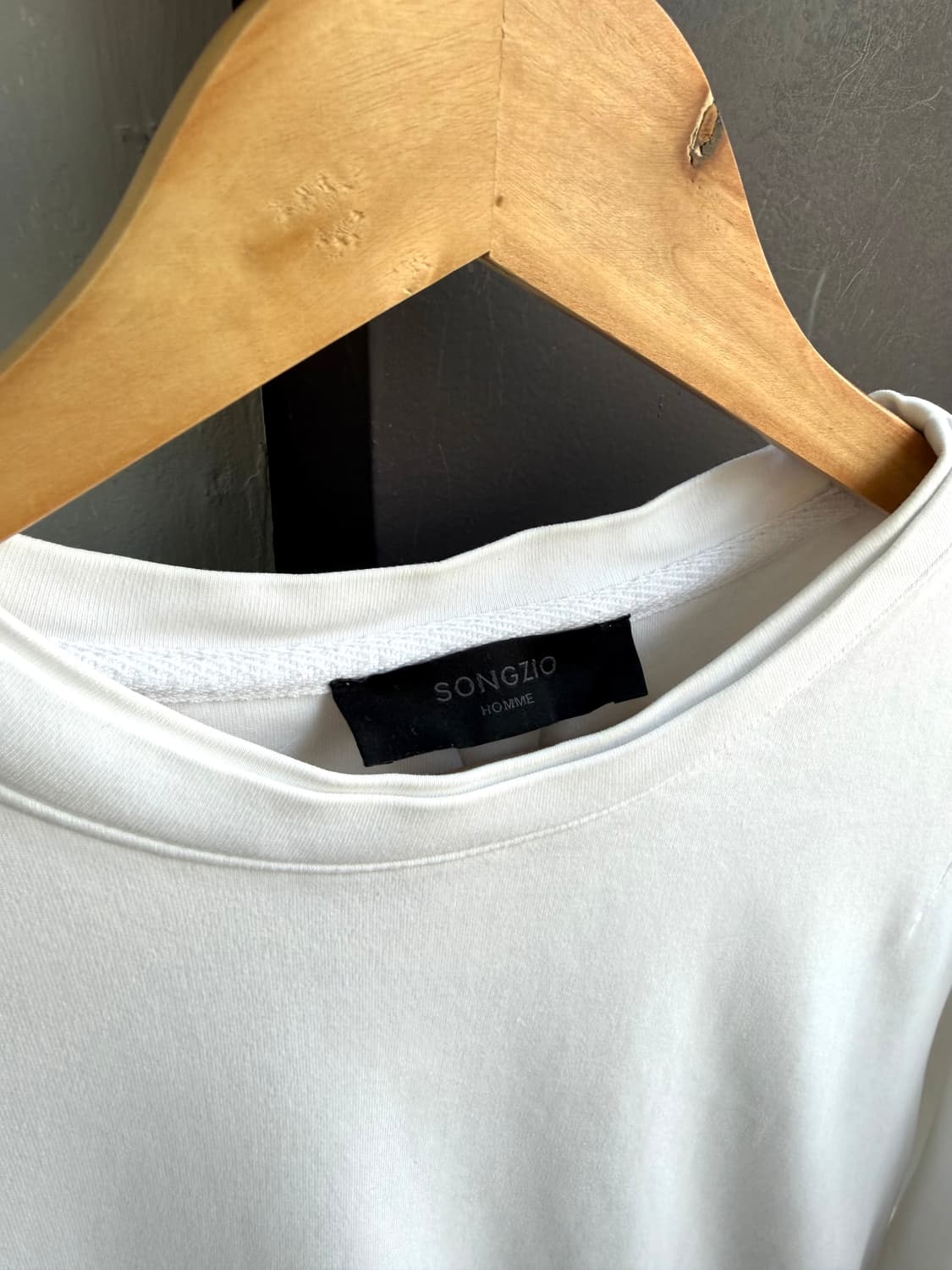 100~105/ 송지오옴므 엔젤윙 프린트 라운드 반팔 상품이미지5