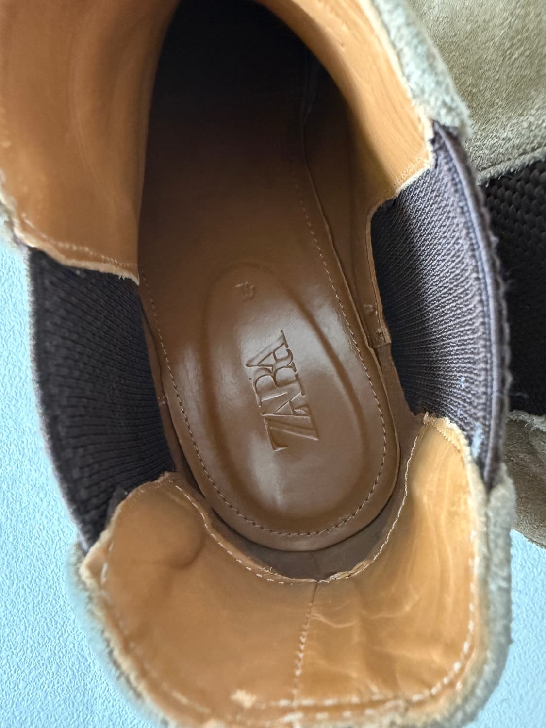 [265]자라(ZARA) 리얼 스웨이드 첼시부츠 상품이미지8