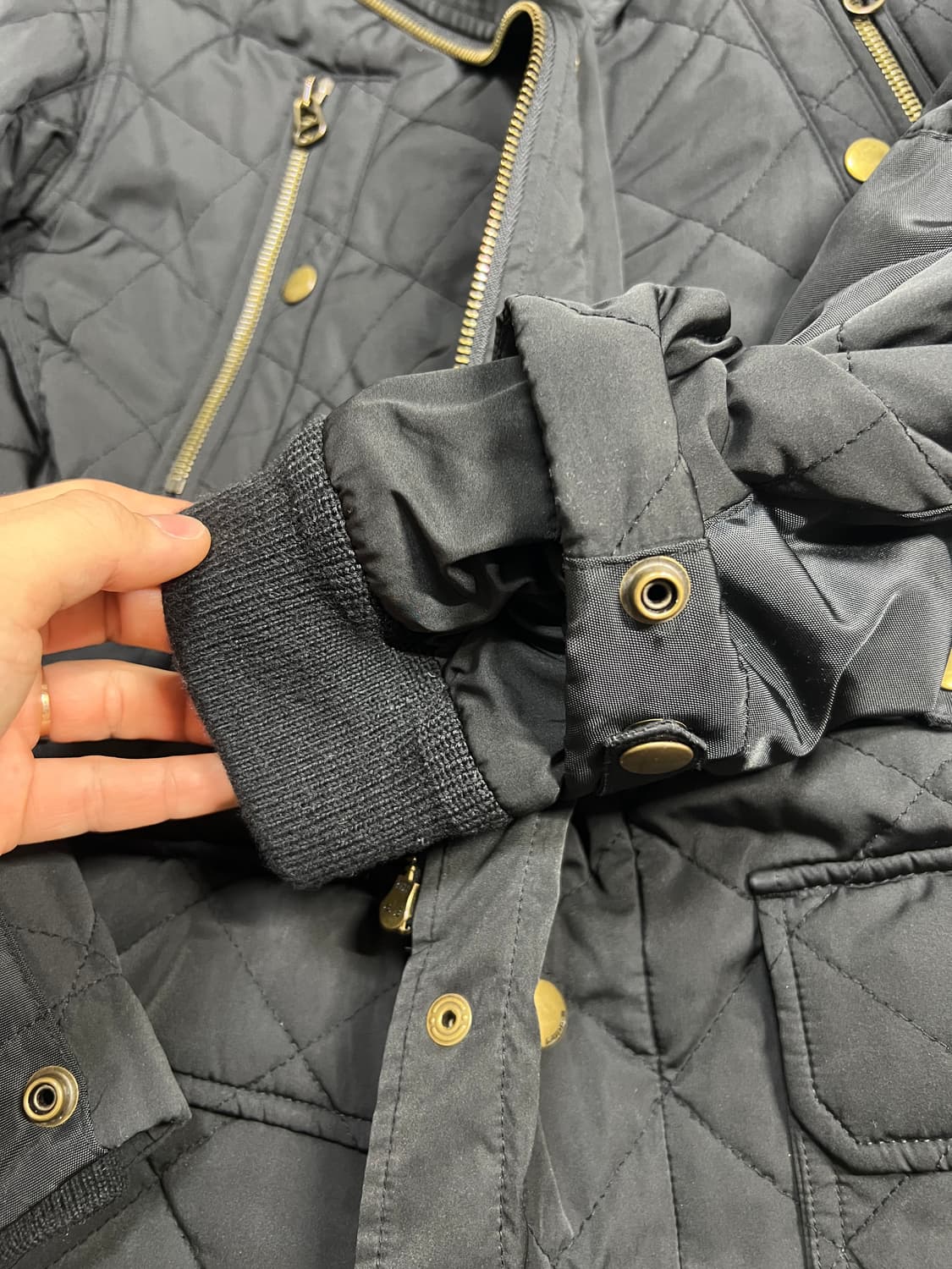 폴로 퀼팅자켓 빈티지 95 상품이미지5