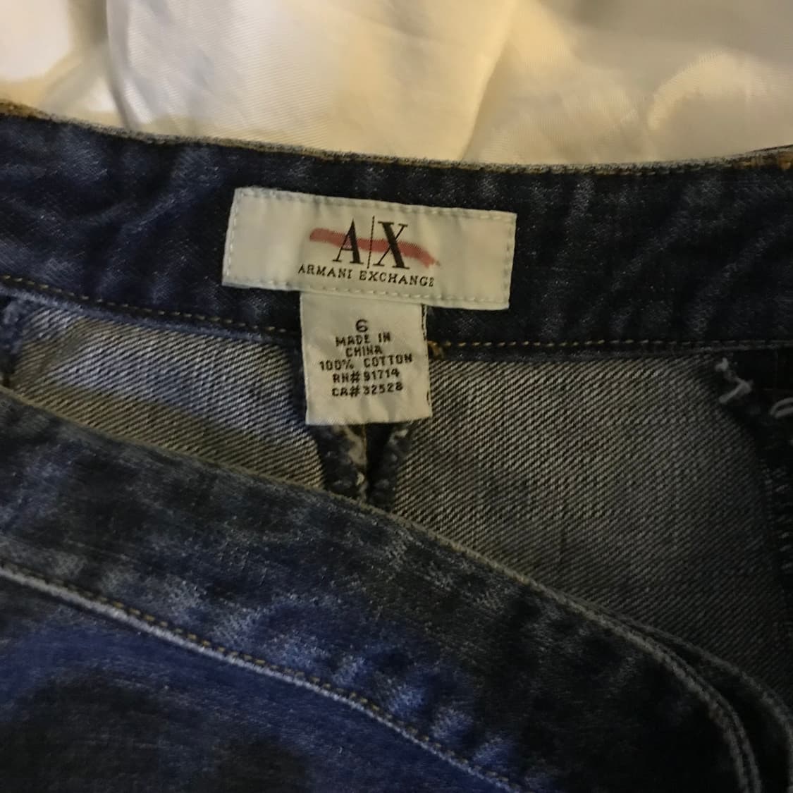 Armani Exchange 아르마니 익스체인지 플리츠 데님 스커트 상품이미지5
