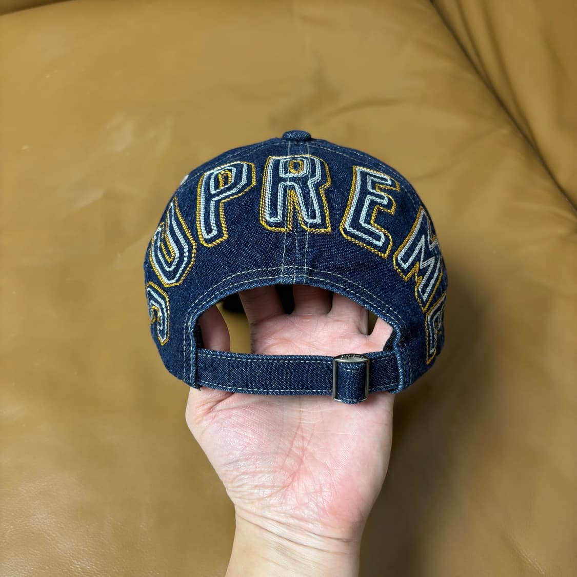 슈프림 6패널 볼캡 모자 23fw 백 아크 데님 상품이미지9