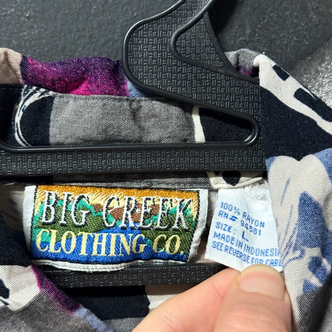 VTG 빈티지 빅사이즈 기하학 풀 패턴 반팔 셔츠 상품이미지5