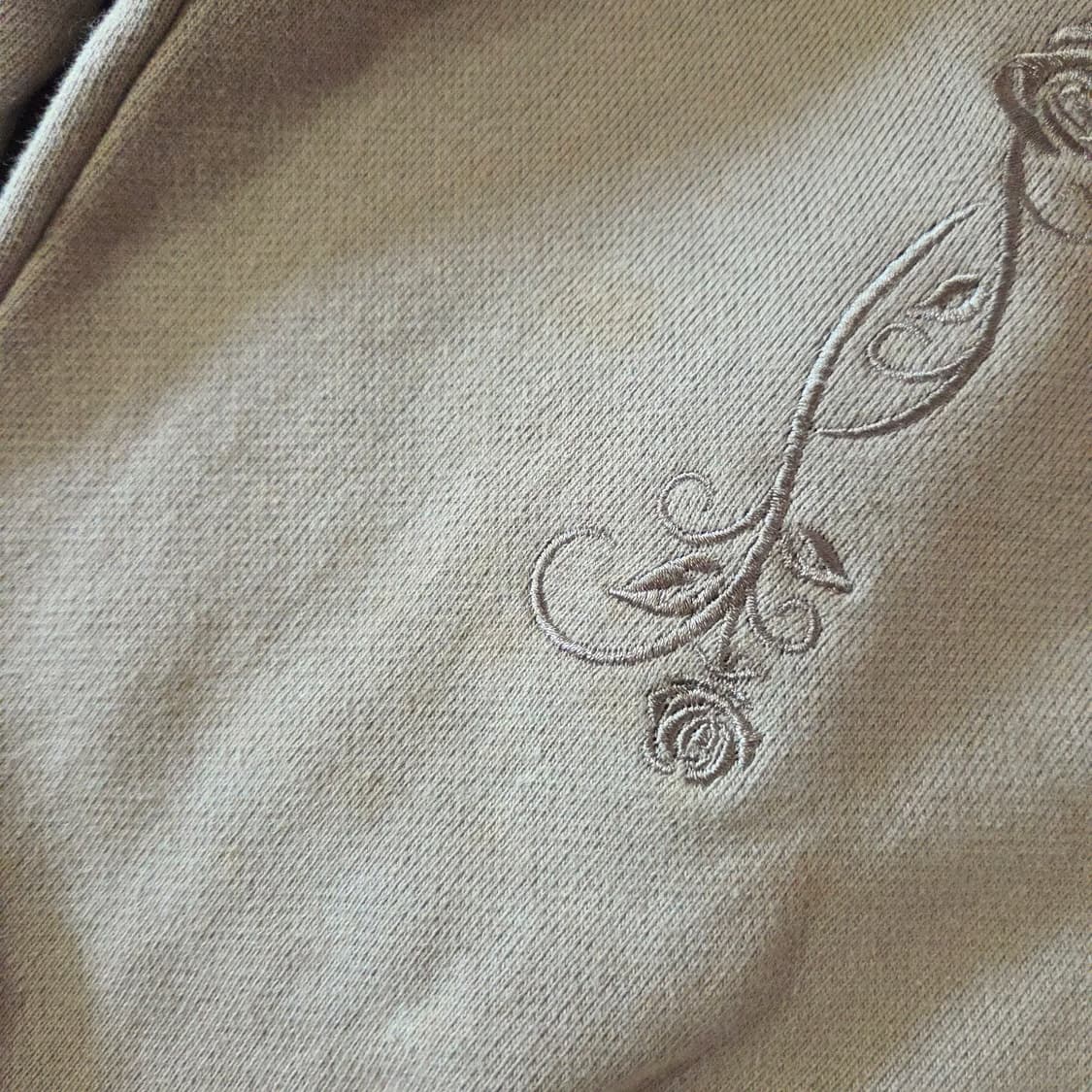 setupexe 셋업엑스이 로즈바인스 스웻 조거 팬츠 베이지 상품이미지10