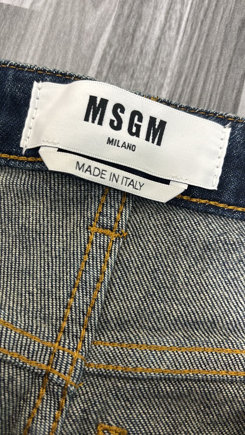 (새 상품급) MSGM 여성 데님 청바지 정품 상품이미지3