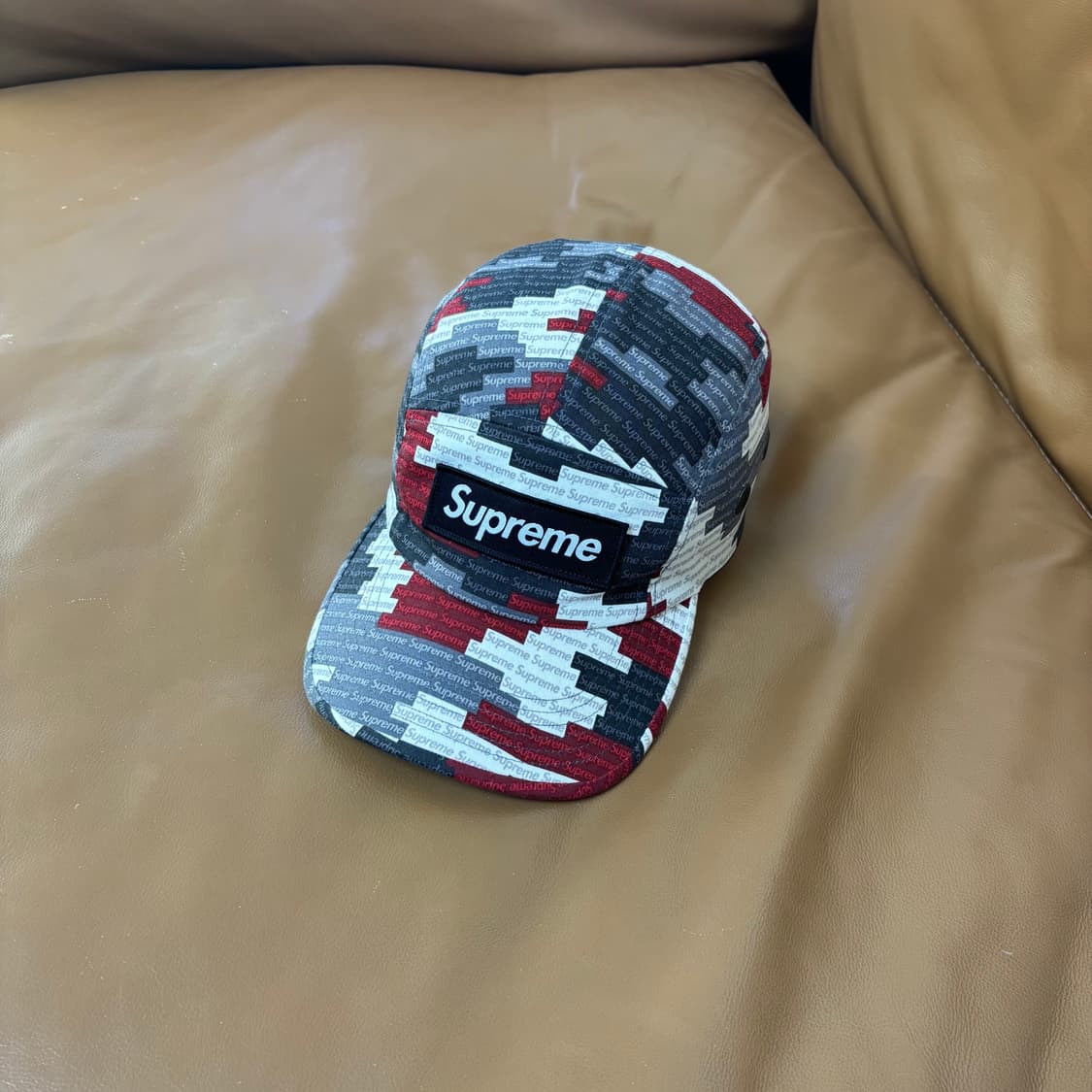 슈프림 캠프캡 모자 박스로고 21SS 밀리터리 카모 상품이미지1