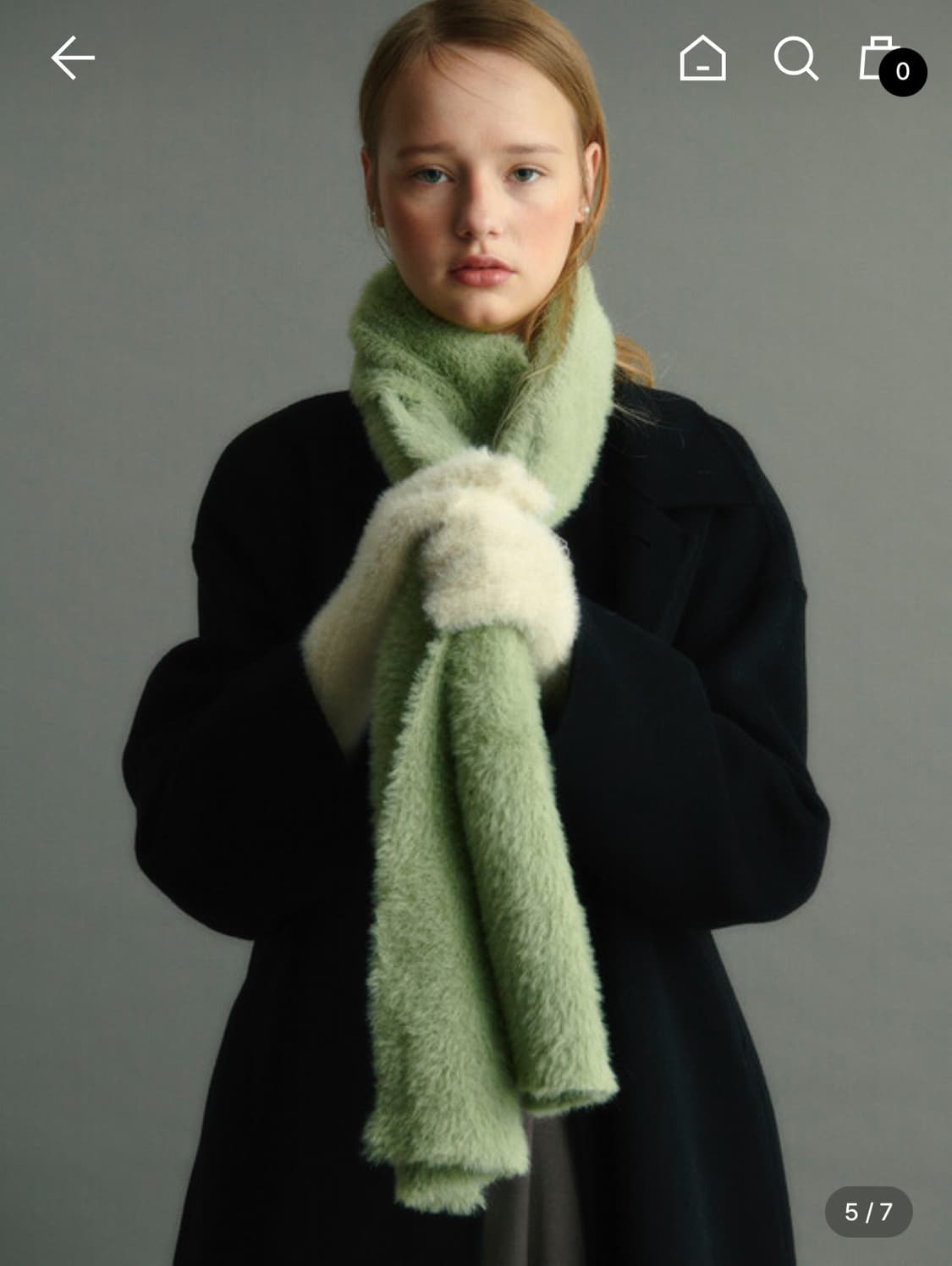 Funfromfun 니트 머플러 상품이미지1