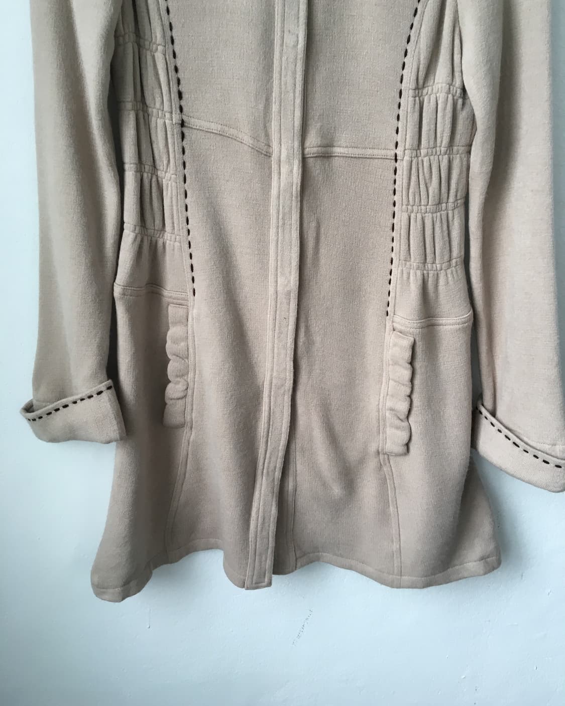 stitch point high neck knit jacket 상품이미지5