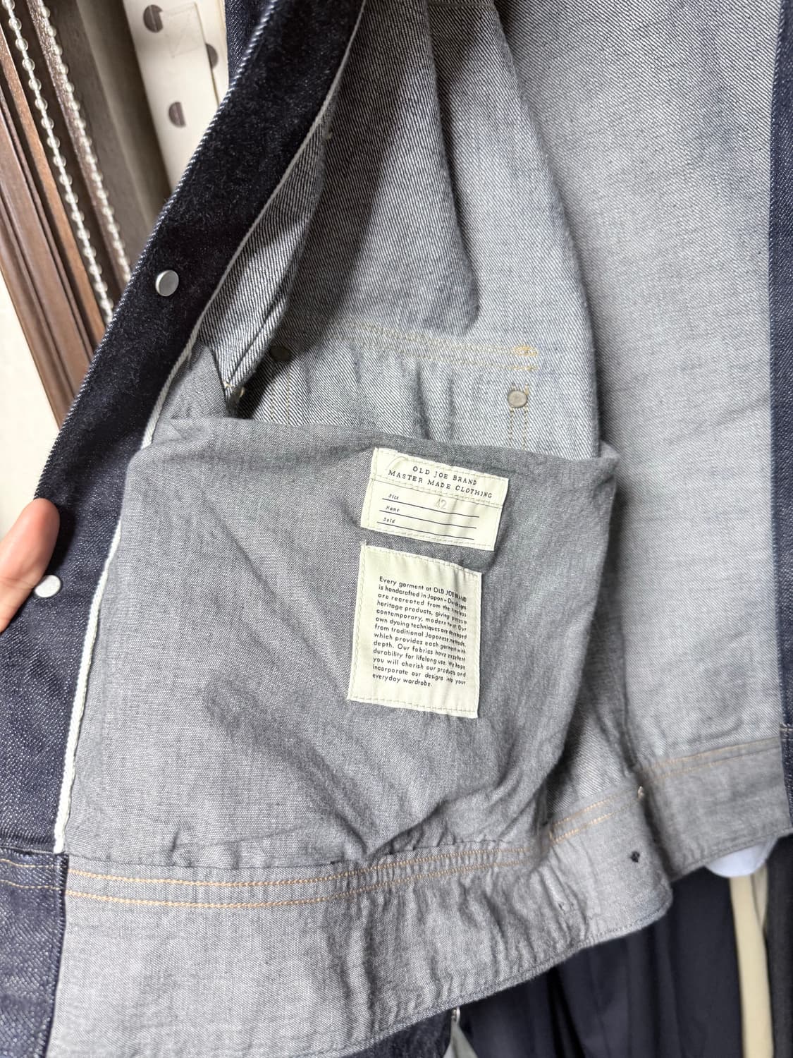 올드조 데님자켓 상품이미지5