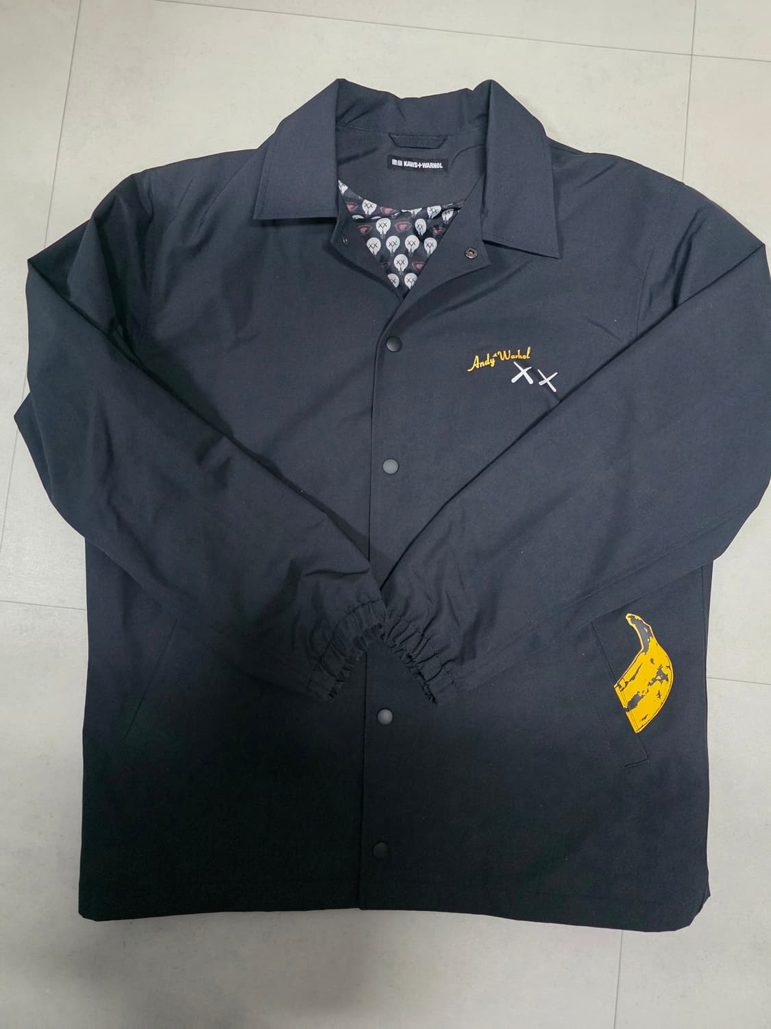 유니클로X카우스 앤디워홀 콜라보 코치자켓 L사이즈 상품이미지1