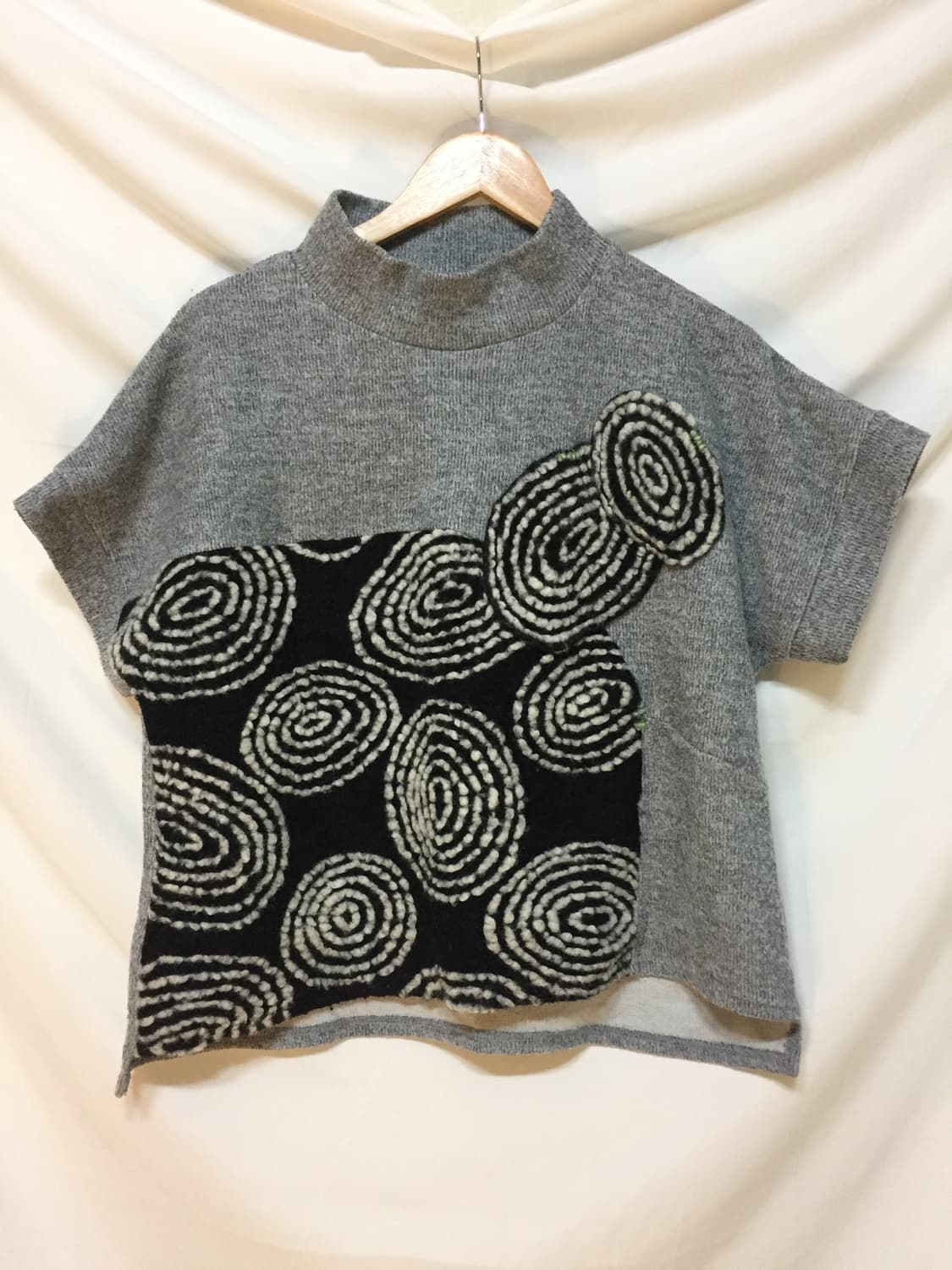 반팔 니트 탑 상품이미지3