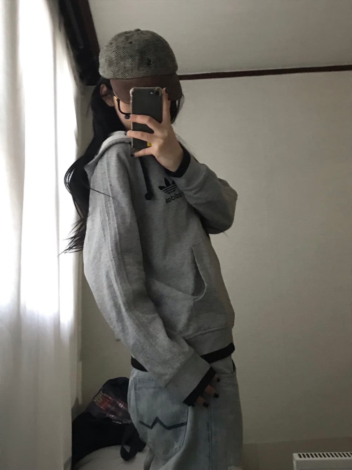 아디다스 그레이 00s 후드집업 상품이미지6