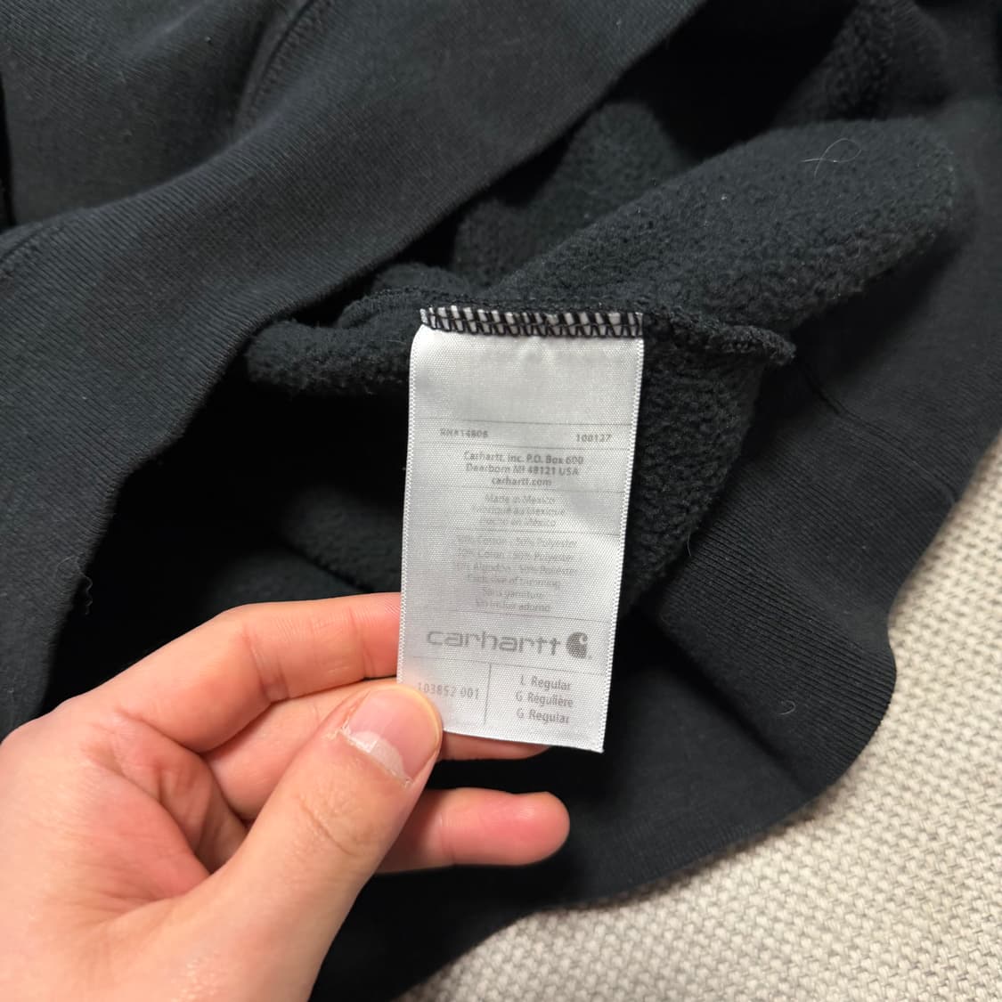 칼하트 오리지널 핏 맨투맨 상품이미지3