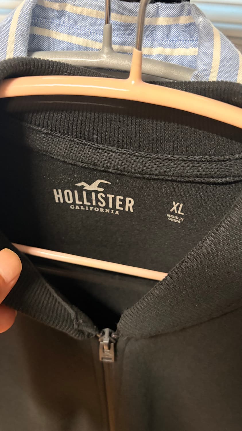 홀리스터 블랙 집업 자켓 XL 상품이미지2