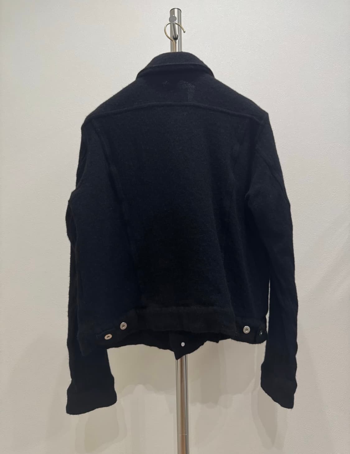 꼼데가르송 블랙 24aw 축융울 트러커 자켓 상품이미지4