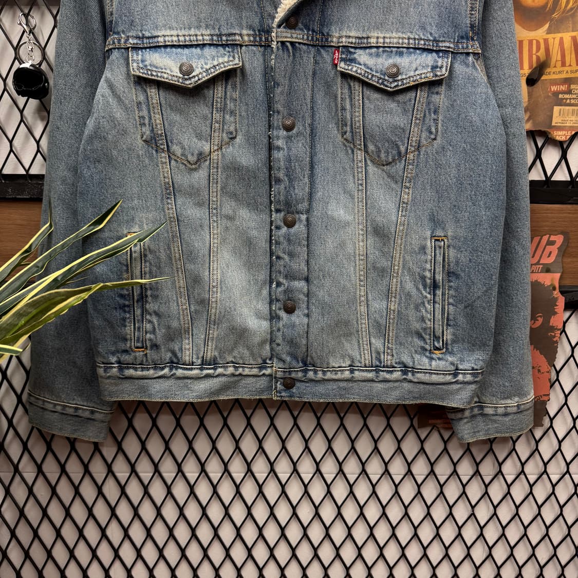 리바이스 타입 3 쉐르파 연청 데님 트러커 자켓 상품이미지4