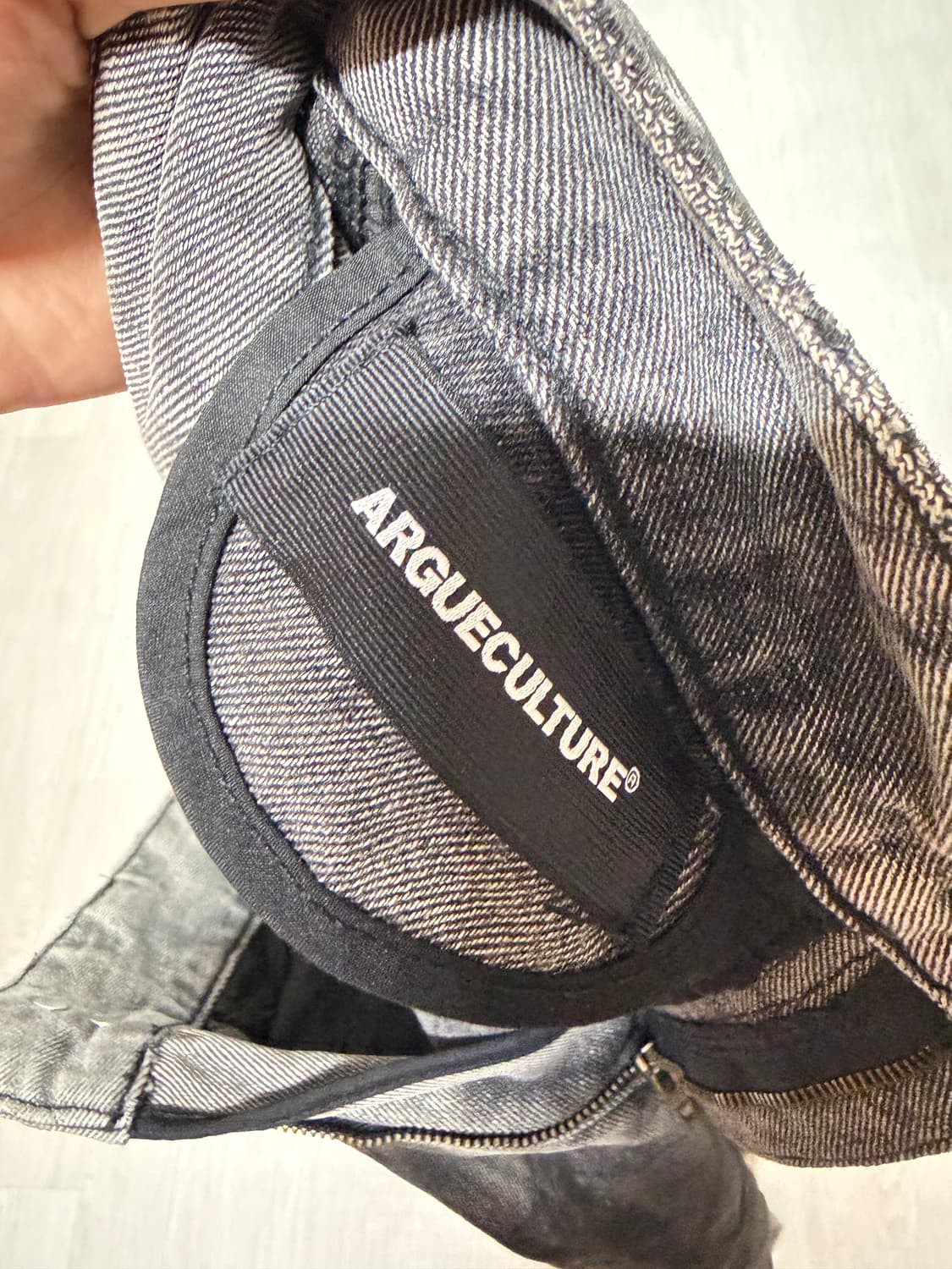 ARGUE CULTURE 워싱 카고 데님 팬츠 M 상품이미지6